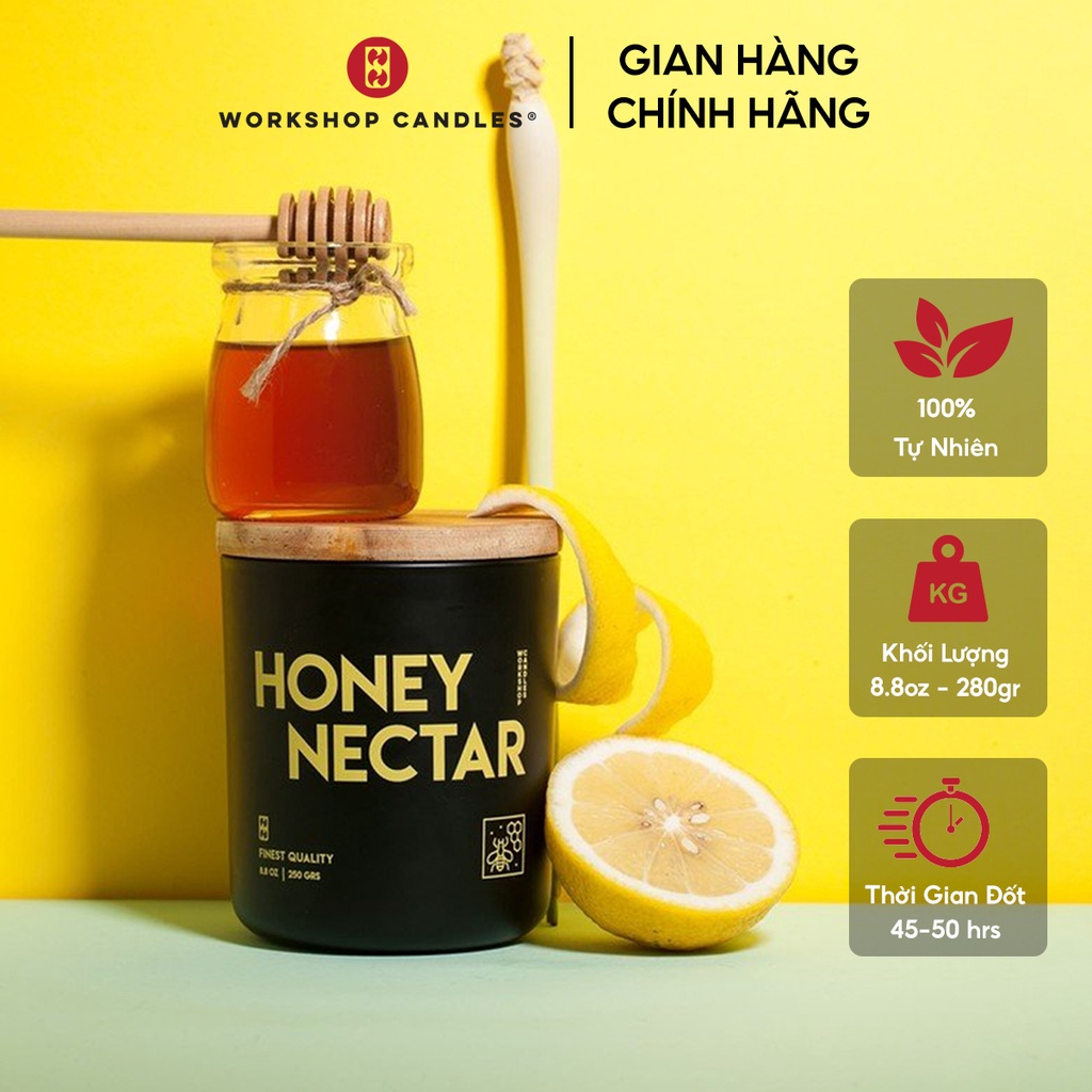 Workshop Candles - Nến thơm Honey Nectar 8.8oz