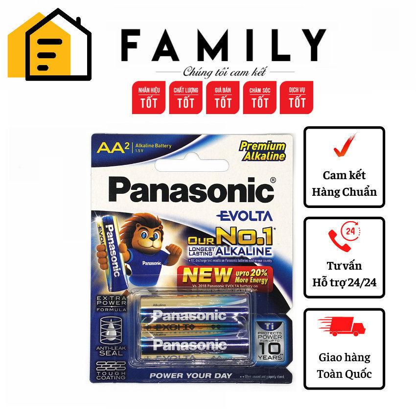 Pin evolta cao cấp panasonic aa lr6eg/2b-v – hàng chính hãng