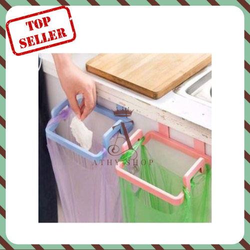 THANH NHỰA TREO TÚI RÁC VÀO CÁNH CỬA TỦ KỆ BẾP móc treo khăn lau tay khung máng túi chứa đựng rác dụng cụ nhà bếp trang trí nhà cửa nhỏ gọn mini tiện lợi đẹp xịn rẻ móc phơi khăn giẻ lau sắp xếp đồ nhà bếp ATHY SHOP