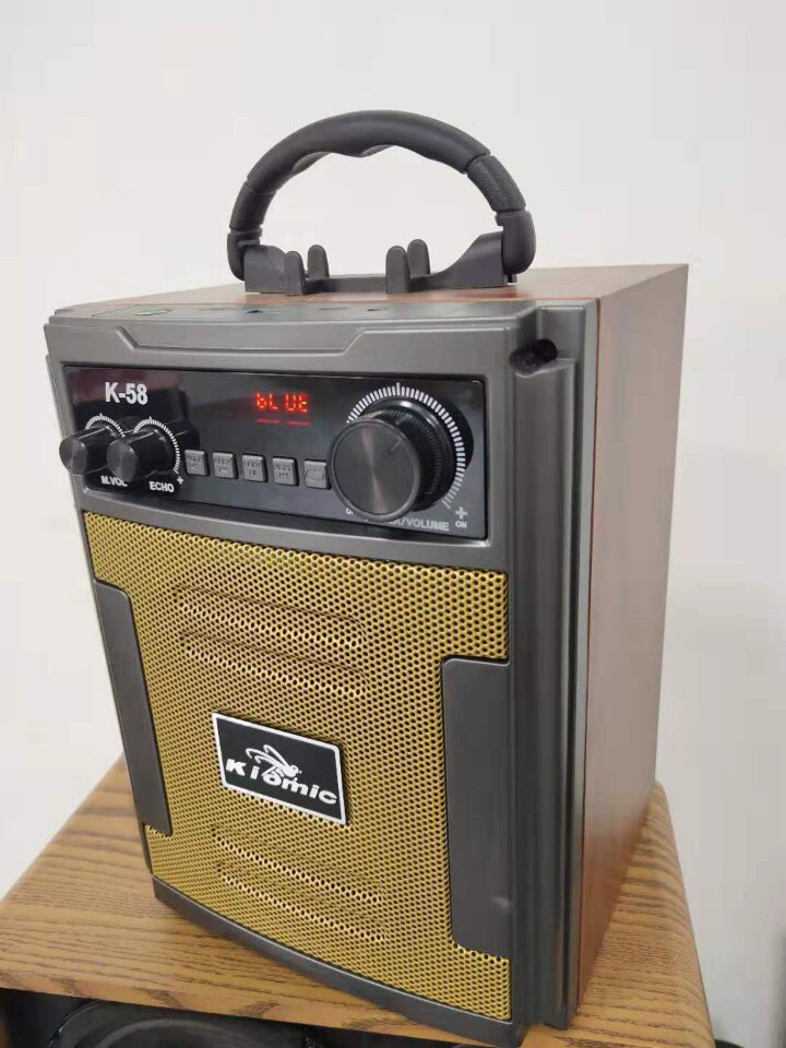 LOA KARAOKE KIOMIC K58 MỚI KÈM 1 MIC KO DÂY