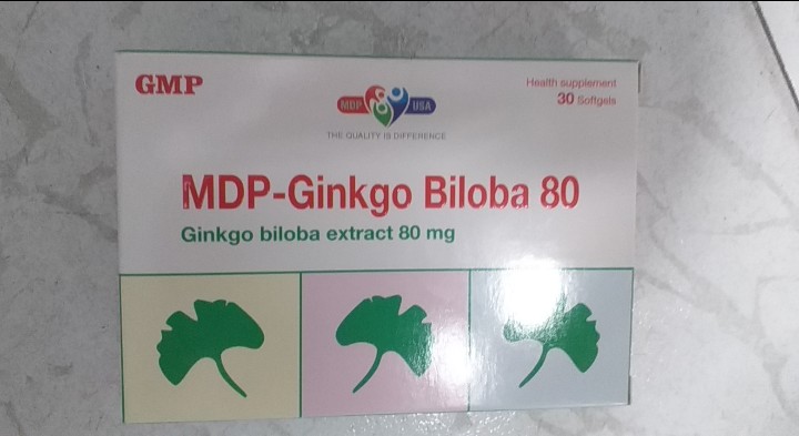[HCM]Thực phẩm hỗ trợ tuần hoàn máu não MDP – GINKGO BILOBA 80