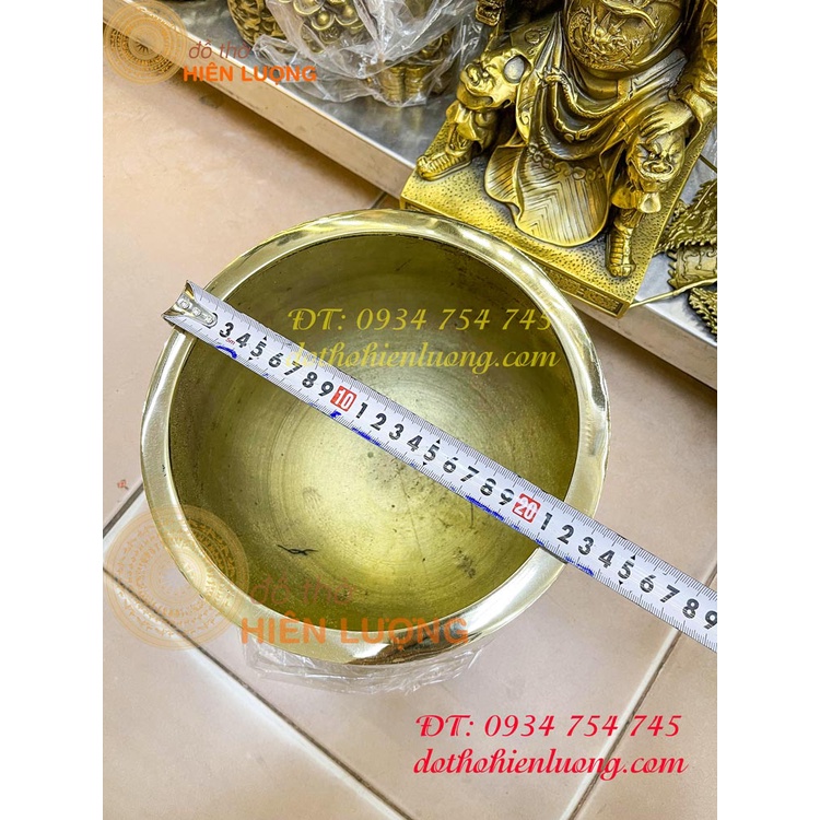 Chuông bát huế tụng kinh bằng đồng đk 23cm nặng 2,6kg