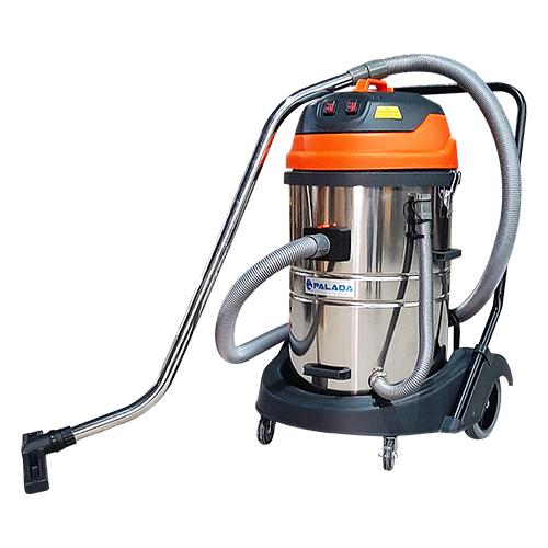 Máy hút bụi công nghiệp hút khô và ướt 2 motor công suất lớn Palada PD70 70 lít 2400W