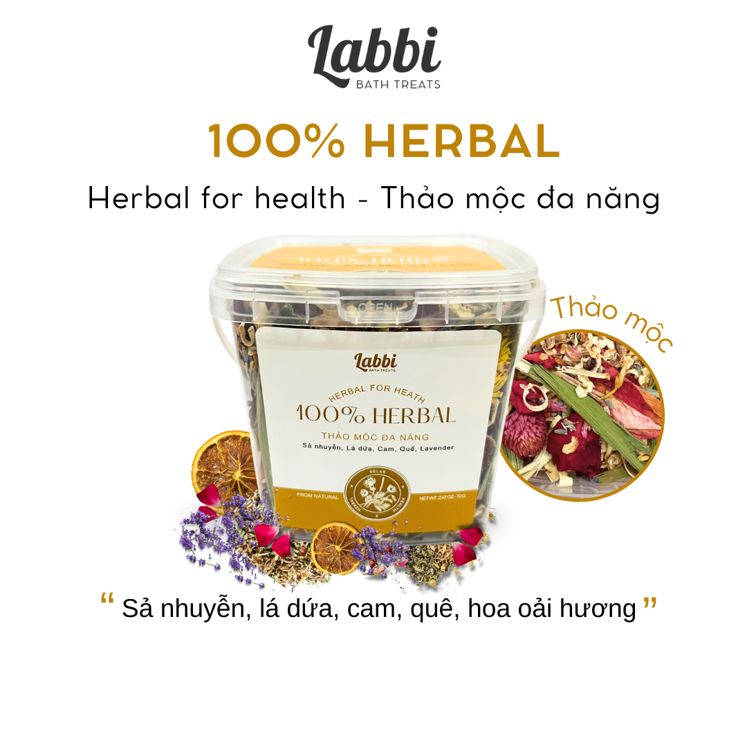 100% HERBAL - Thảo mộc đa năng [Labbi Bathtreats] Herbal for health