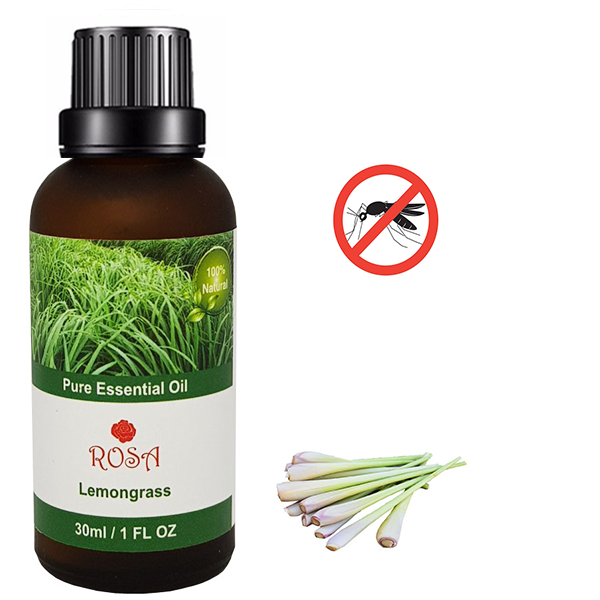 Tinh dầu sả chanh 30ml, đuỗi muỗi, xông phòng thư giãn, ngâm tắm, pha với nước lau sàn nhà, gội đầu, massage, xịt phòng khử mùi...