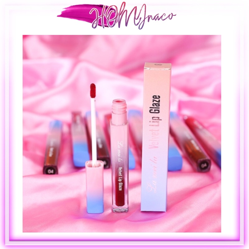 Son Kem Tint Lì Lameila Velvet Lips Glaze-Mền mịn dưỡng môi khô
