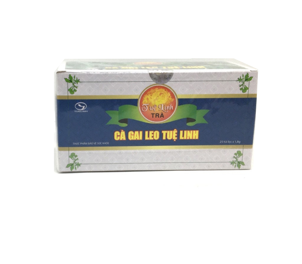 Trà Túi Cà Gai Leo Tuệ Linh - Hỗ trợ Phục hồi và Bảo vệ tế bào gan (Hộp 25 túi lọc) [Chính Hãng]