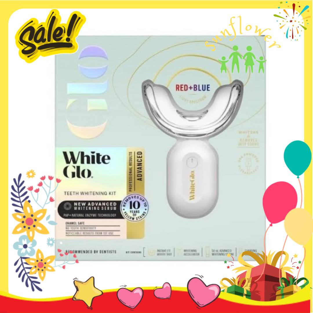 Máy làm trắng răng White Glo Accelerator Blue Light Úc - Shop Sunflower
