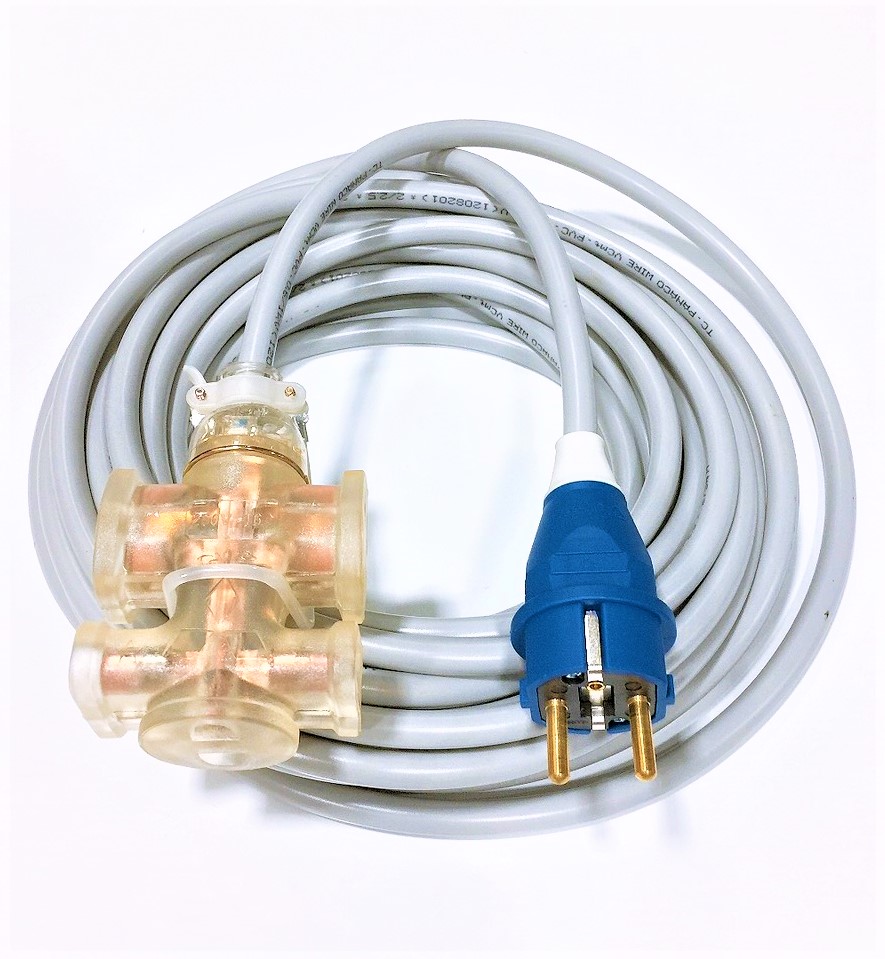 Cuộn 5m dây điện 2 x 25 lổi đồng 0.25 chiều dày dây điện 0.8mm điện áp 0.6 / 1kv nhựa cao su dẻo nứt rảy sử dụng an toàn tiện lợi