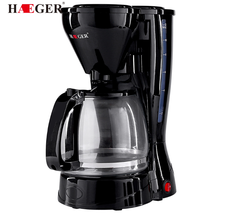 Máy pha cà phê mini 1.5l 800w - haeger hg-123
