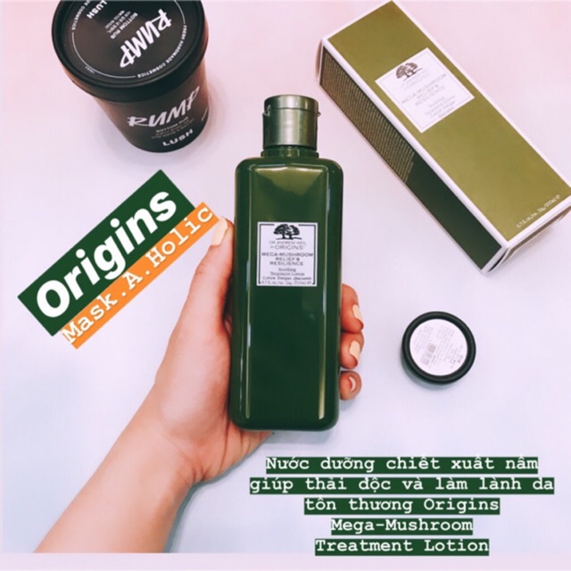 Toner Nấm Origins Dr Andrew Weil Mega Mushroom nước cân bằng cấp ẩm phục hồi da
