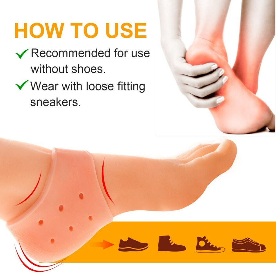 1 Pair of Silicone Gel Masks Moisturize, Prevent Cracking and Regenerate Foot Skin