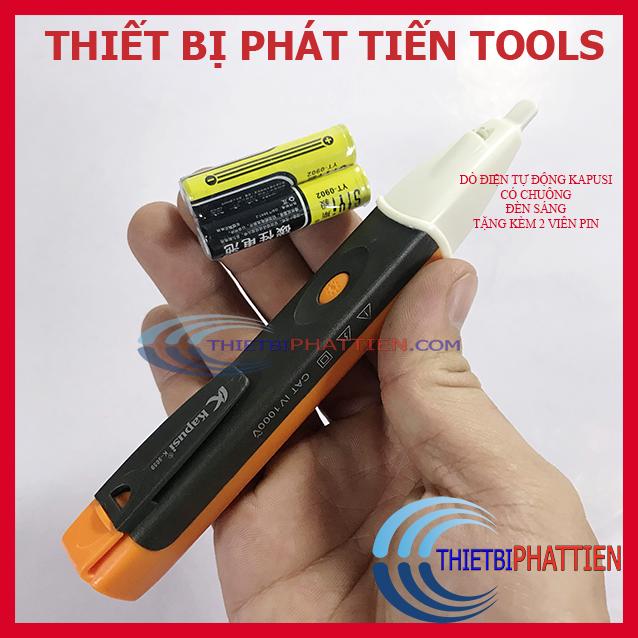 Bút thử điện âm tường 90-1000v kapusi k-9059 kèm 2 viên pin