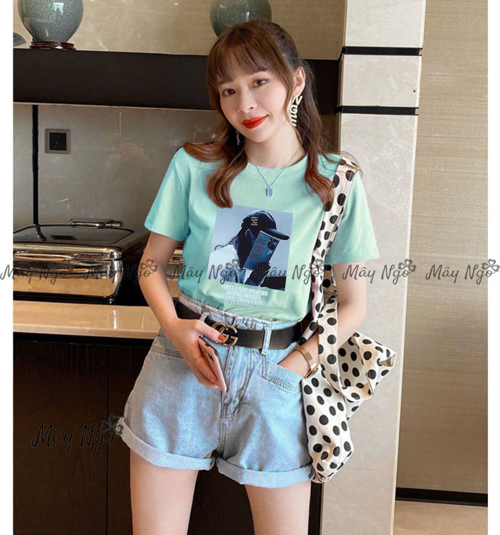 Áo thun nữ vải mịn đẹp cao cấp áo thun thái xịn