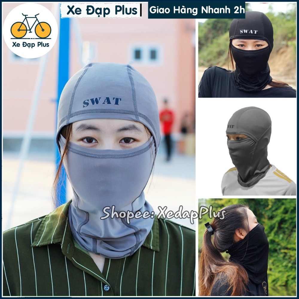 Khăn trùm đầu Swat X1 cao cấp form may Thái Lan siêu co giãn 3 in 1