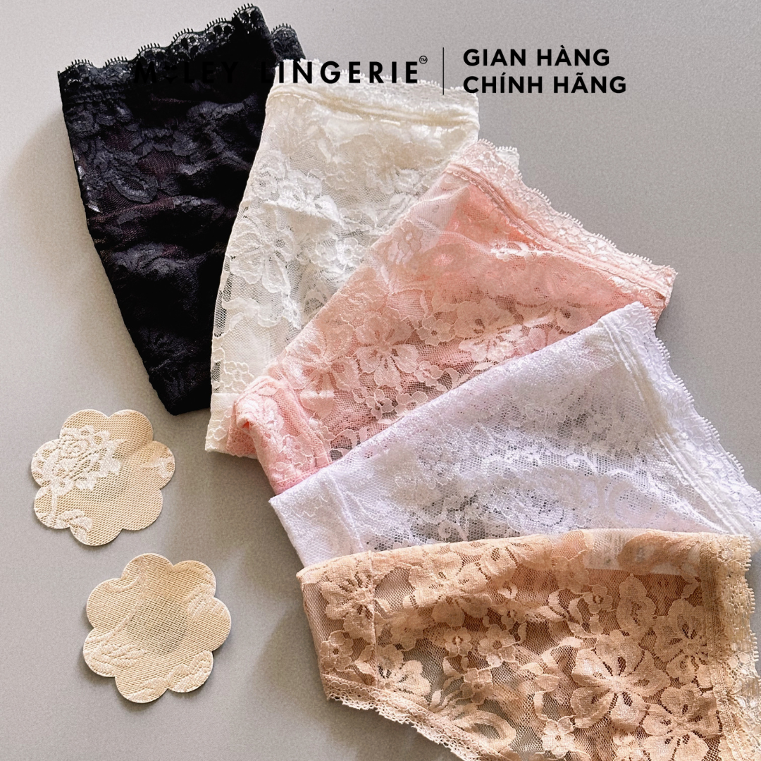 Combo 5 Quần Lót Ren Hoa Mềm Mại Miley Lingerie - Nhiều Màu