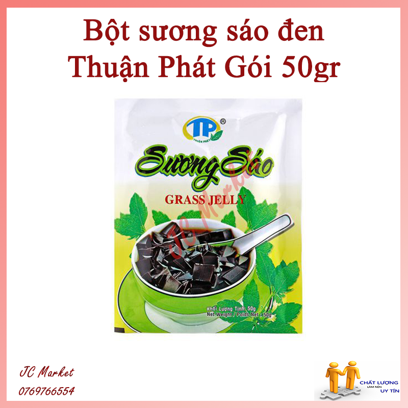 Combo 5 gói Bột sương sáo đen Thuận Phát Gói 50gr