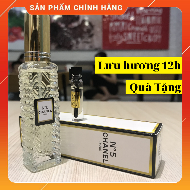 Nước Hoa mini Nữ mini Thơm Lâu 6D ChaneI No.5 Parfum 20ml Quyến Rũ