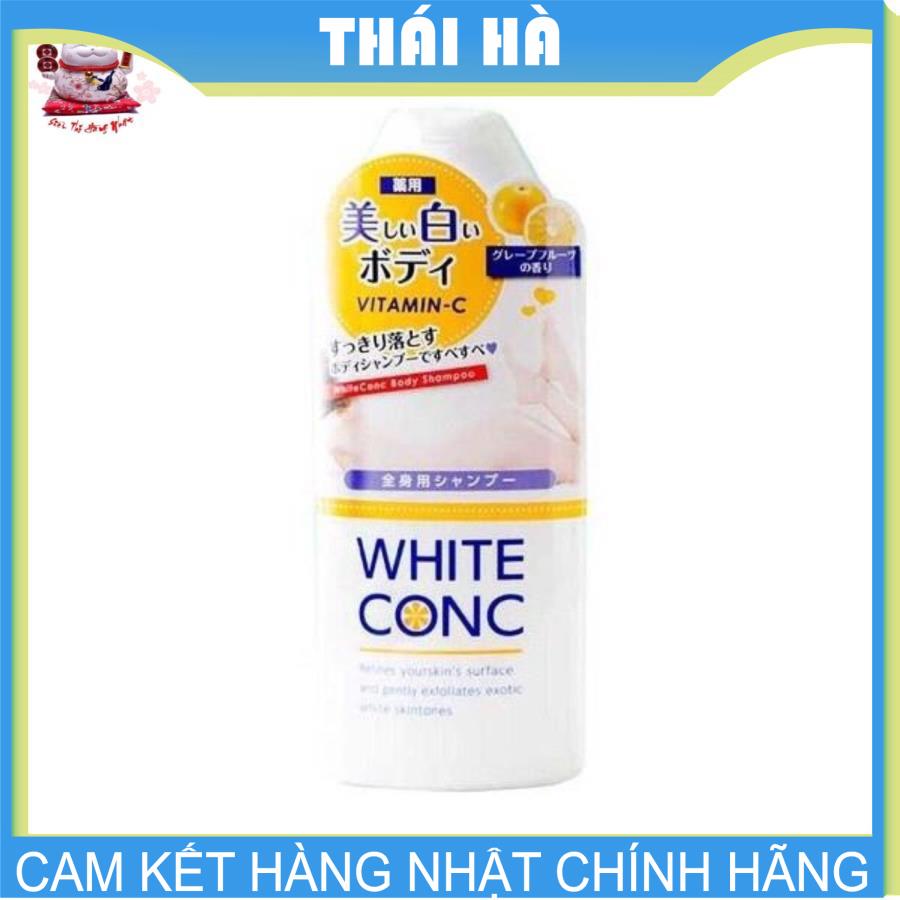 Sữa tắm trắng da white conc nhật bản 360ml