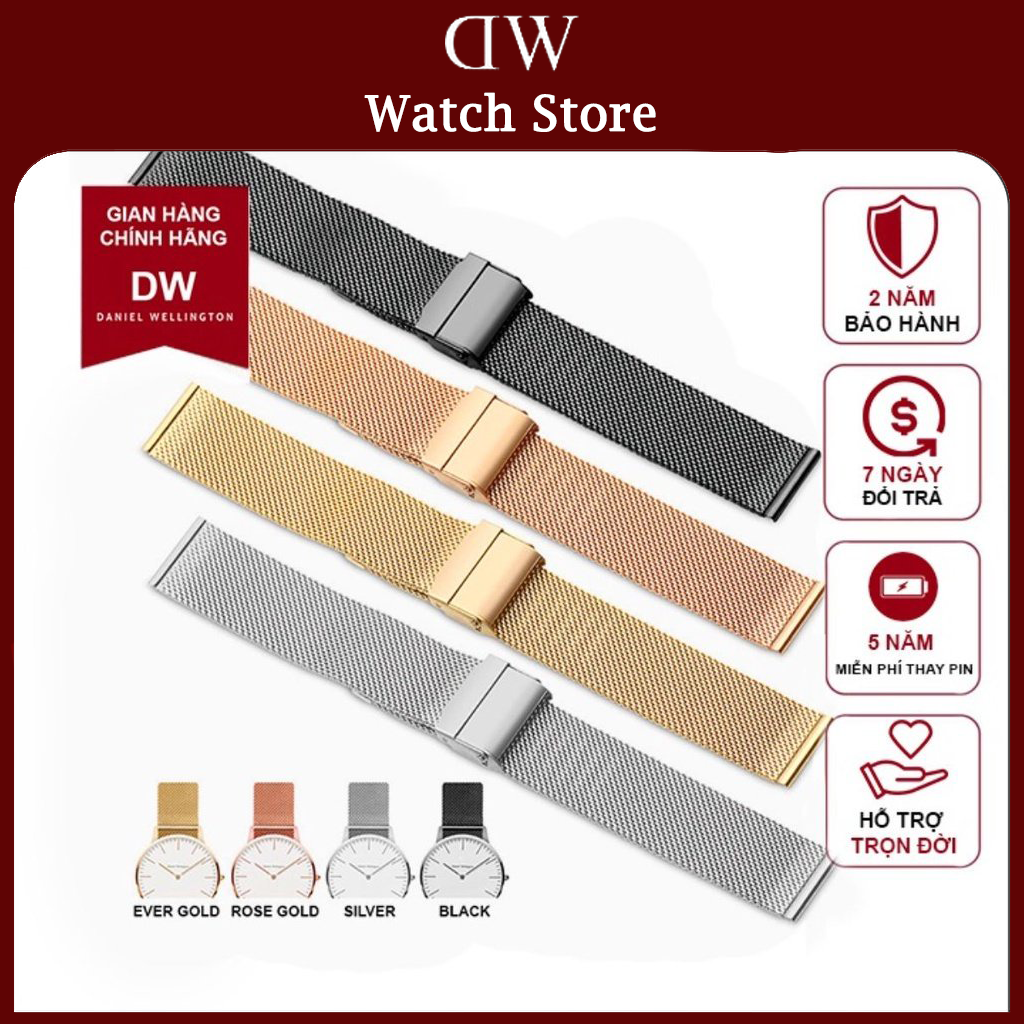 Dây Đồng Hồ Kim Loại Mesh Daniel Welington Classic Petite DW Chính Hãng - Daniel Store .