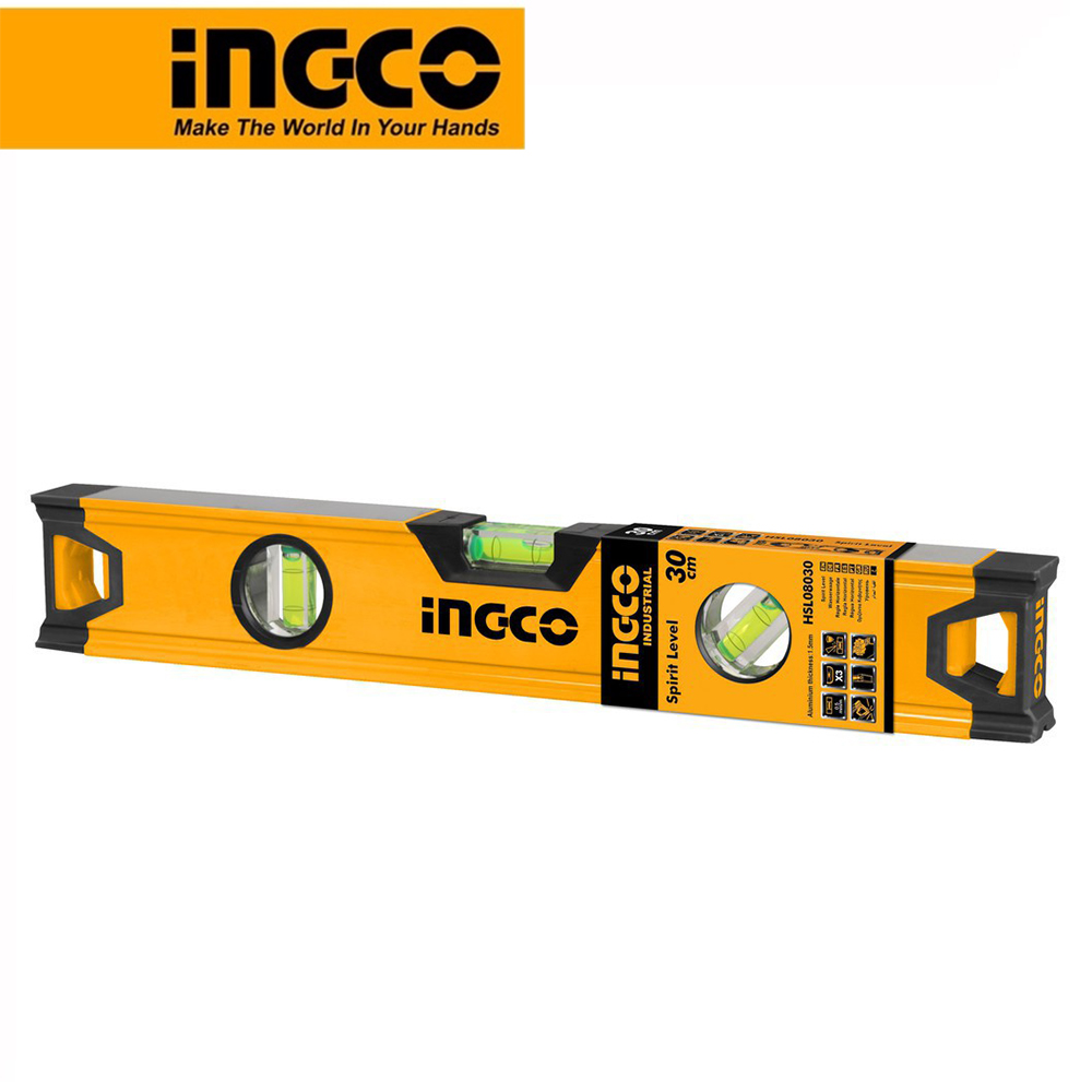 Thước thủy 300mm ingco hsl08030