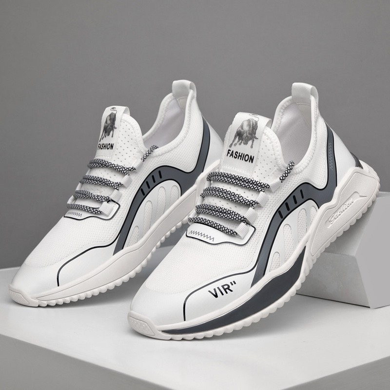 Giày thể thao sneaker nam Dây viền VIRR thời trang