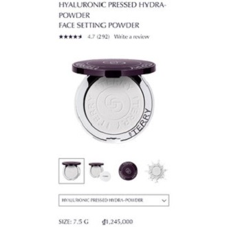 Phấn phủ terry hyaluronic pressed hydra-powder 7.5g