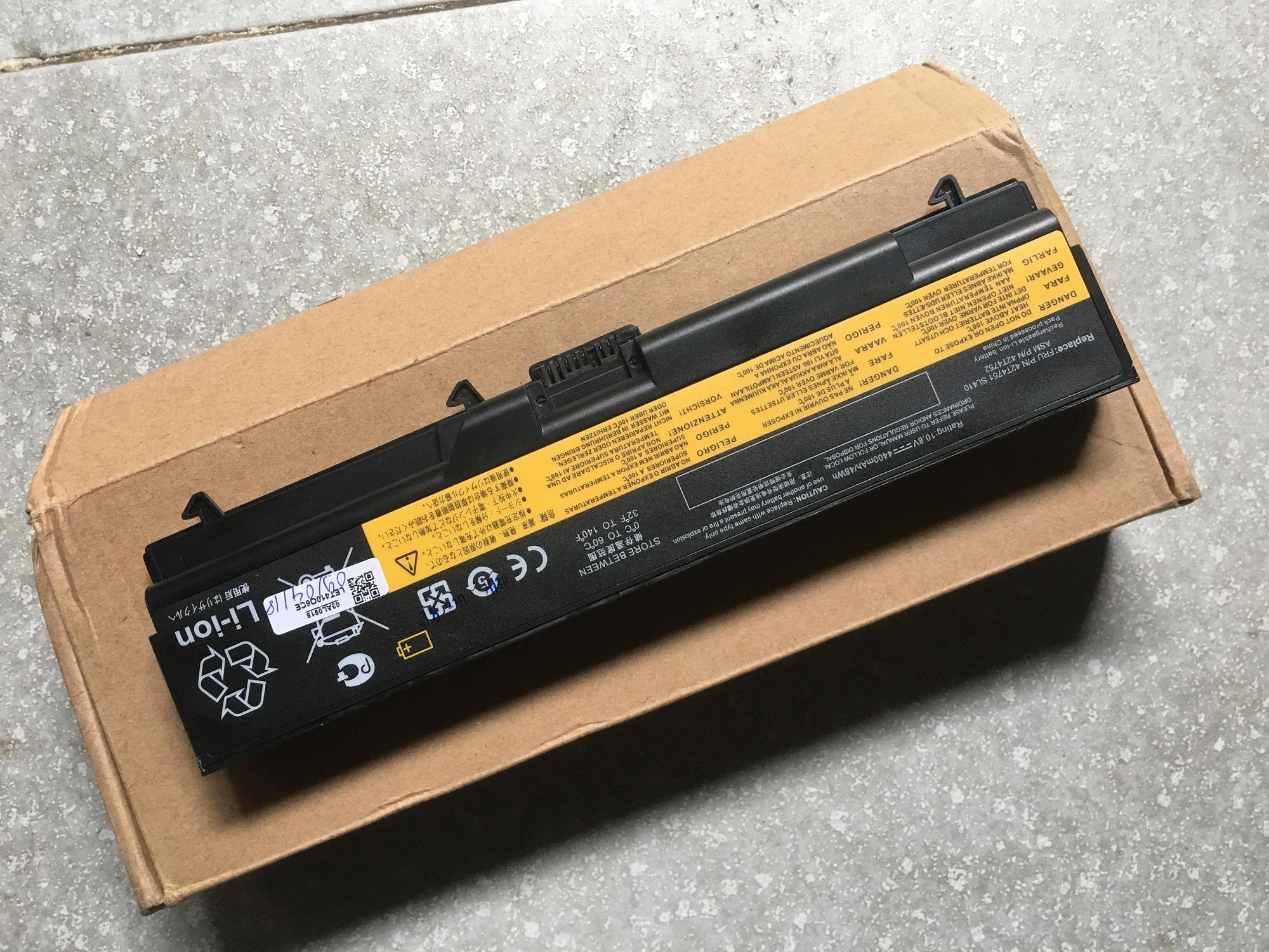 Pin laptop lenovo ibm thinkpad sl410, sl510, w510, e40, e50