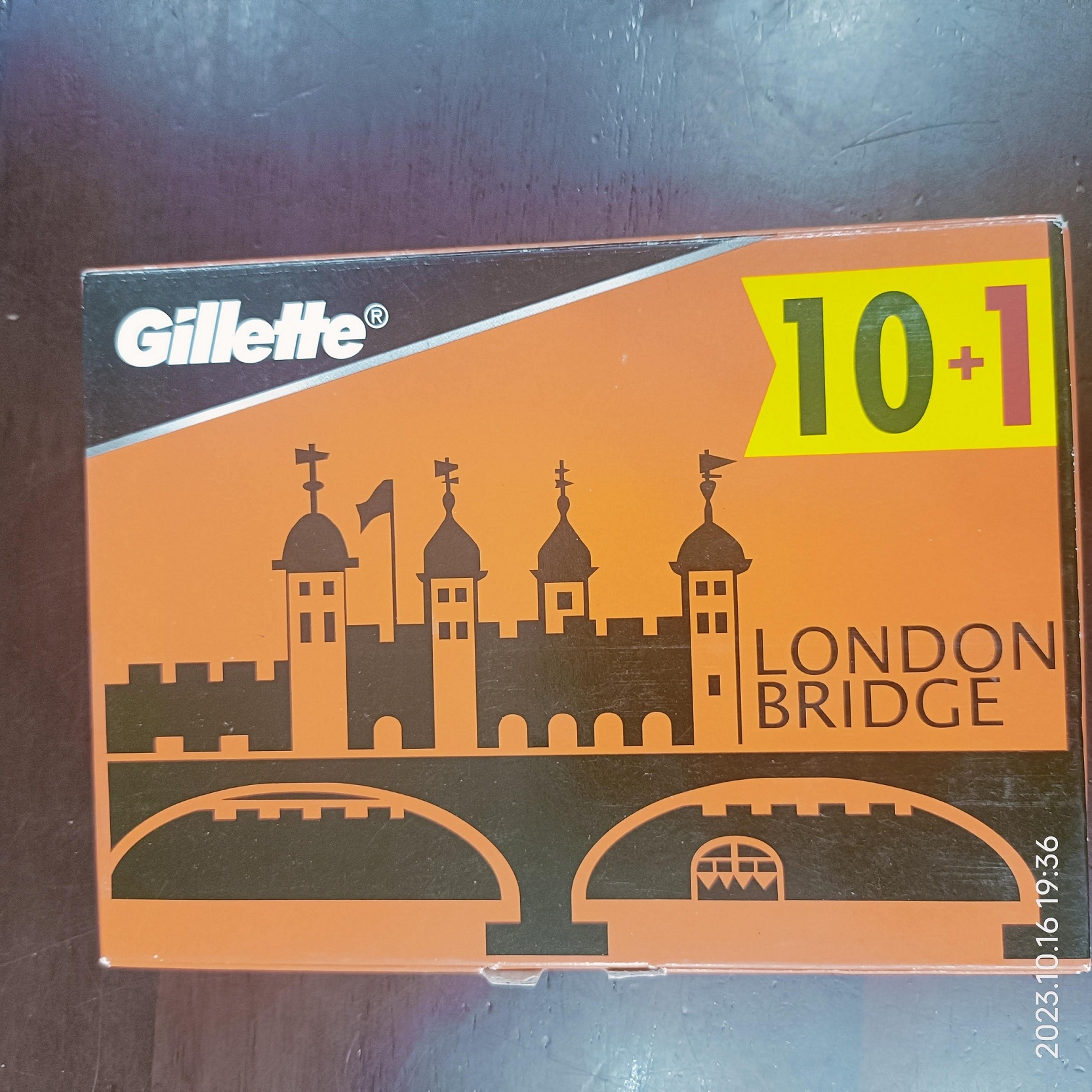 Hộp lưỡi lam Gillette London Bridge vỉ 100 cái vỉ 110 lưỡi lam