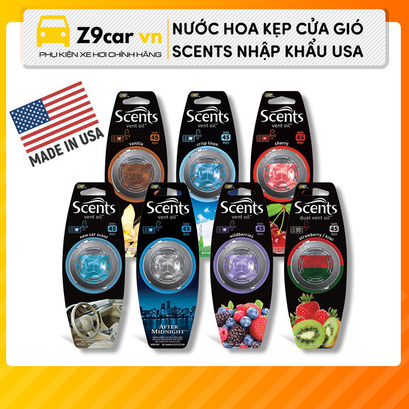 Nước hoa kẹp cửa gió scents