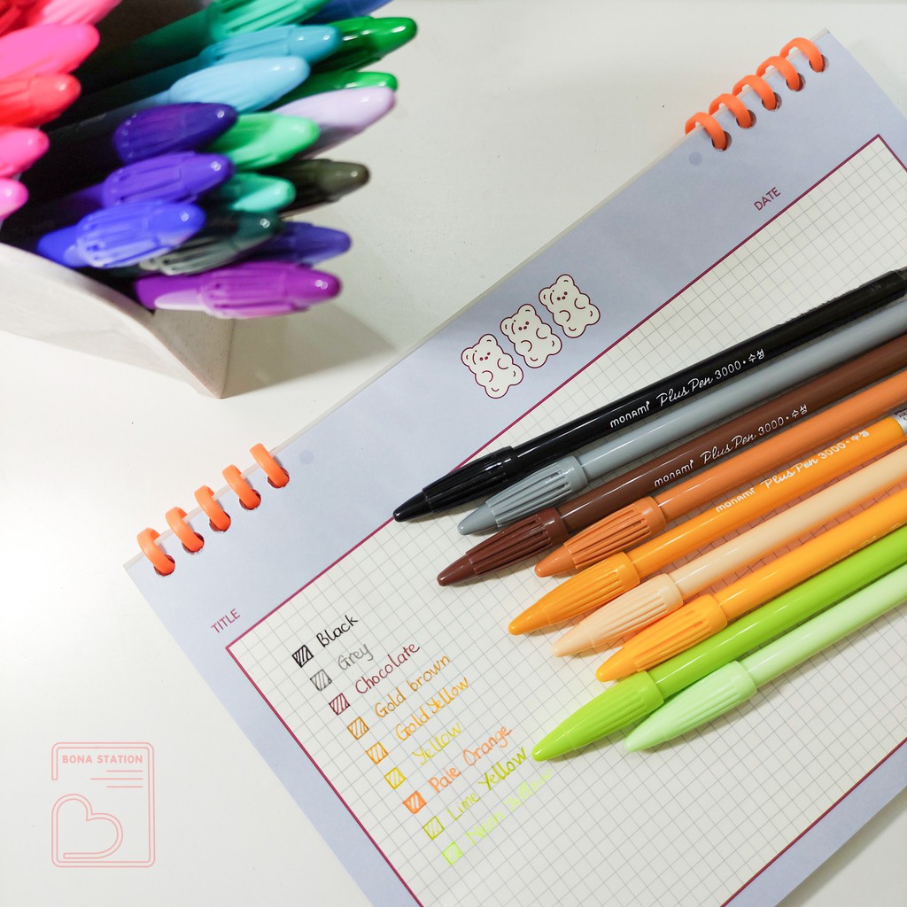 Bút Monami Plus Pen 3000 ngòi 0.3mm - lẻ 1 cây | BPN007