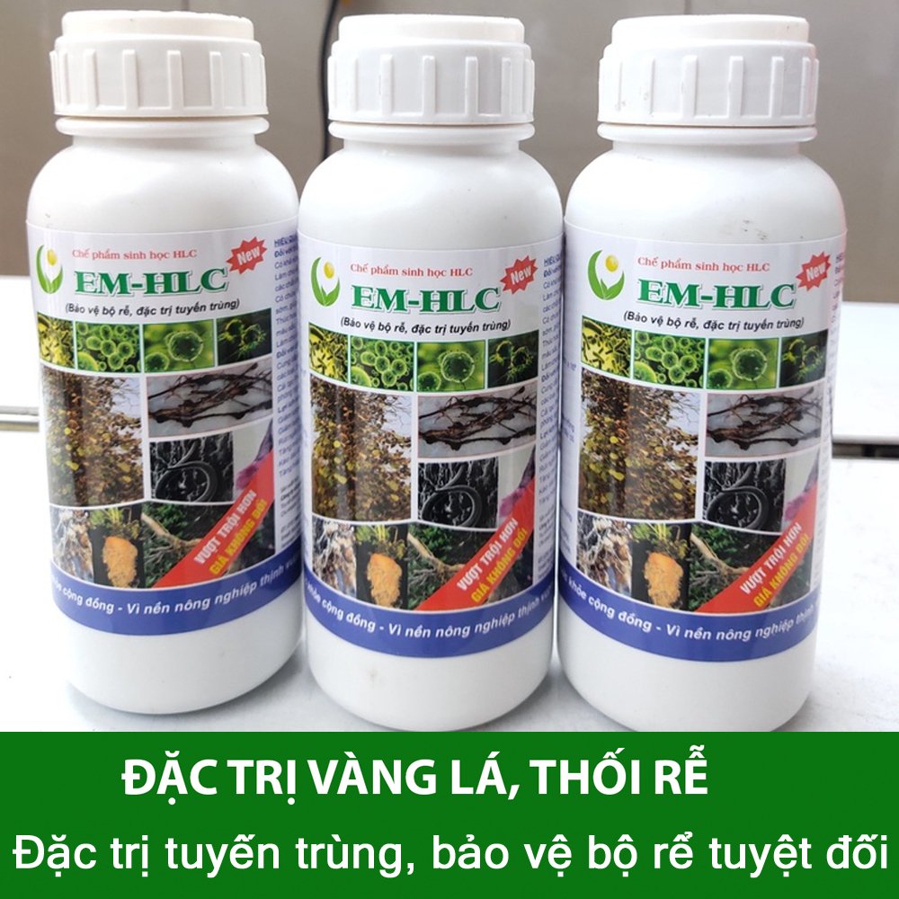 Chế phẩm sinh học em hlc,trừ tuyến trùng vàng lá thối rễ 500ml-76122