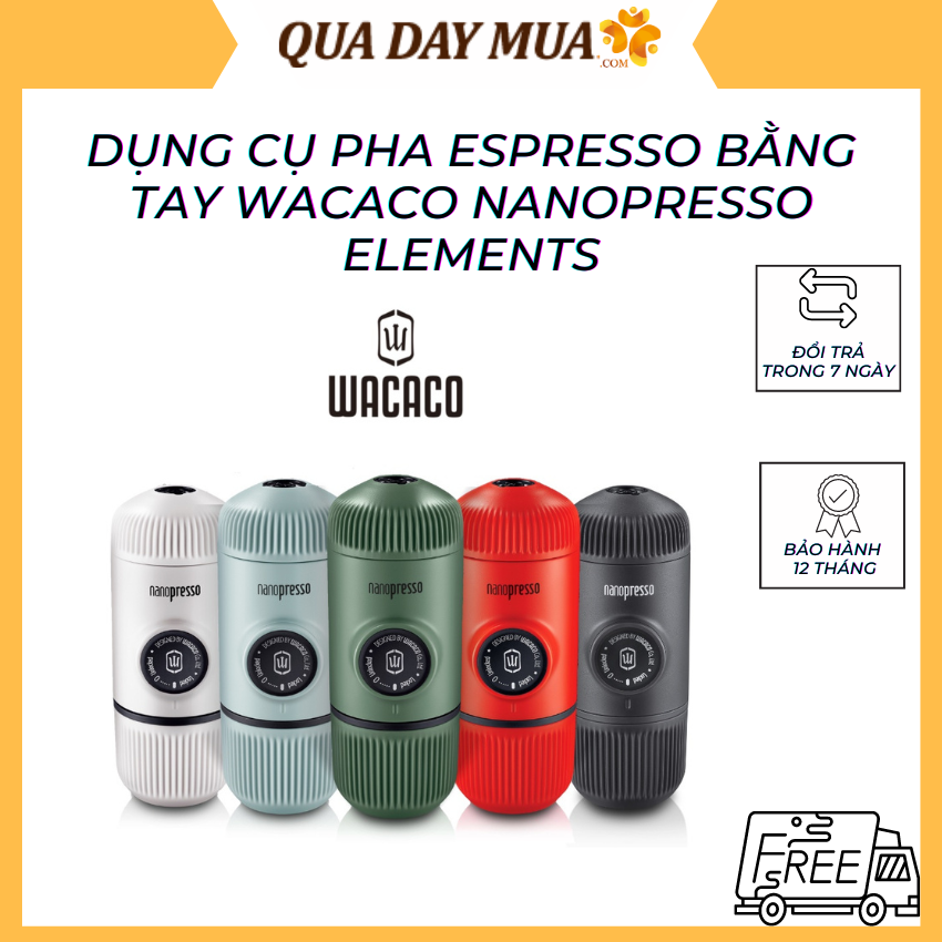 Dụng cụ pha espresso bằng tay Wacaco Nanopresso Elements