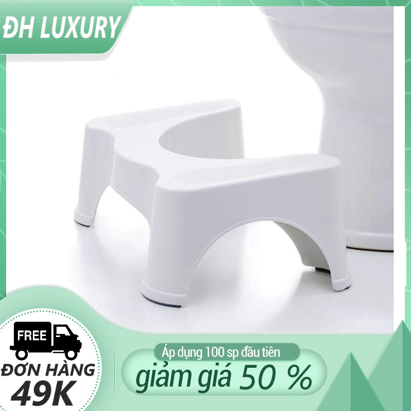 Ghế kê chân toilet giá rẻ chống táo bón -Ghế Kê Chân Toilet