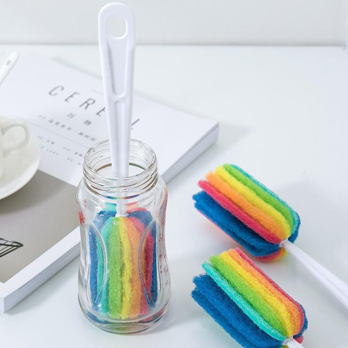 Cọ rửa bình sữa cầu vòng, cọ rửa bình