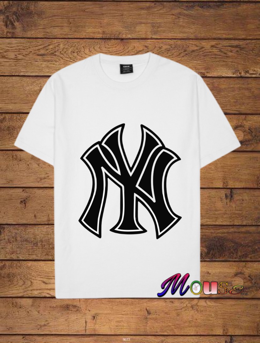 Áo thun in chữ siêu nét “ n.y “ áo thun unisex nam nữ form chuẩn.
