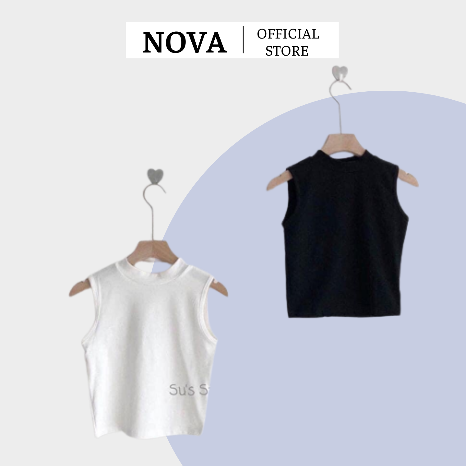 Áo croptop ba lỗ ngược chất vải mềm mịn/ Áo croptop ba lỗ body thun gân