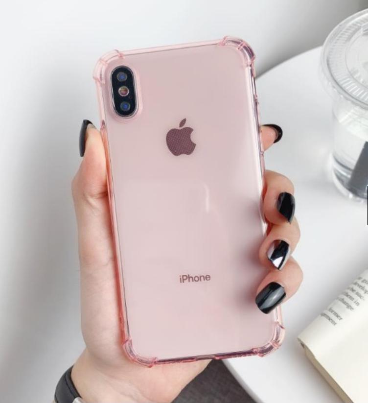 Ốp silicon chống va đập cho iphone x / xs / xs max / 6 -7 -8 / 6p 7p 8p