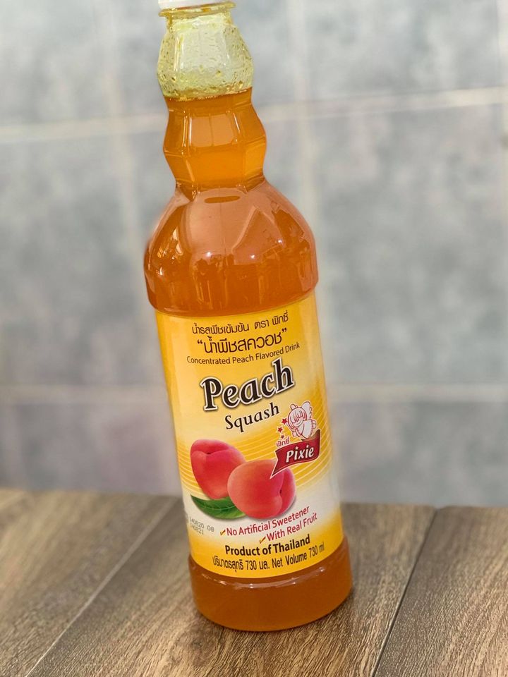 Siro đào thái lan pixie – 730ml