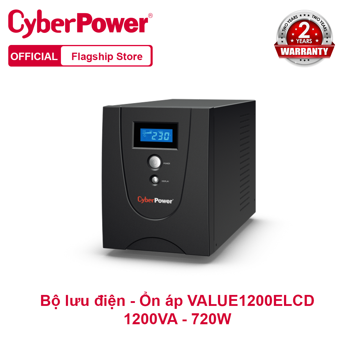 Bộ lưu điện ups cyberpower value1200elcd - hàng chính hãng cyberpower vietnam