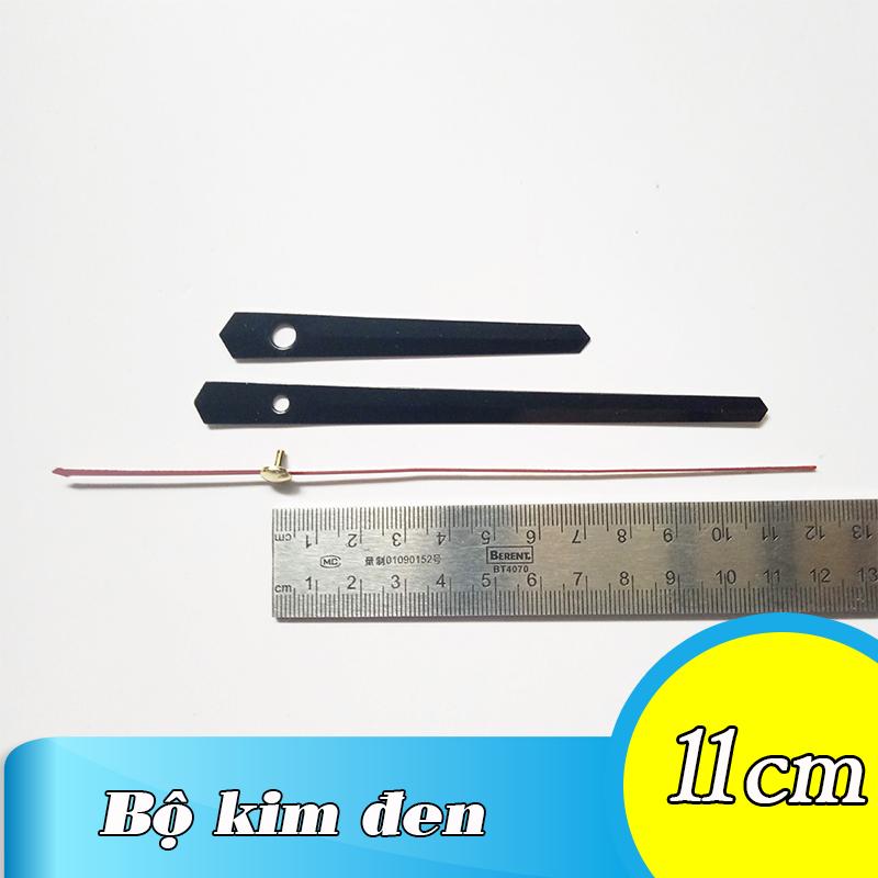 Combo 2 Bộ kim đồng hồ màu đen 11cm