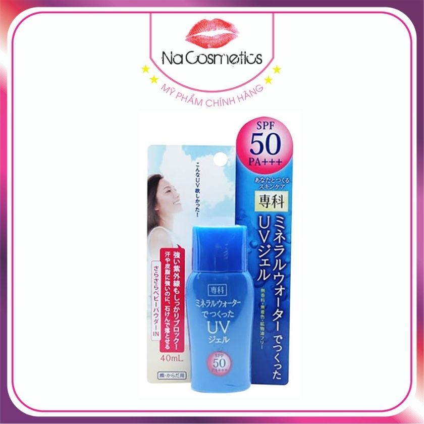 Kem Chống Nắng Shiseido Hada Senka Mineral Water UV SPF 50/ PA+++ 40ml