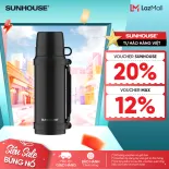Phích giữ nhiệt đa năng 1.8L inox 304 Sunhouse KS-TH1800VB