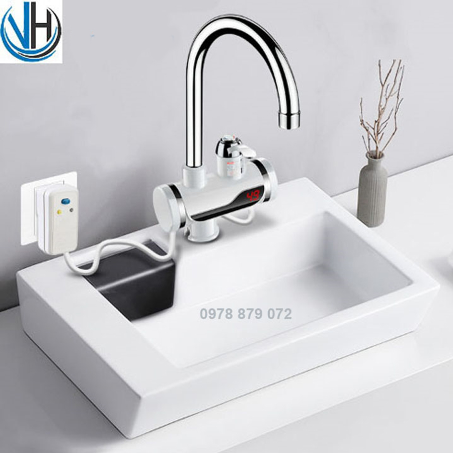 Vòi nước nóng lạnh trực tiếp loại gắn tường và gắn chậu loại thường