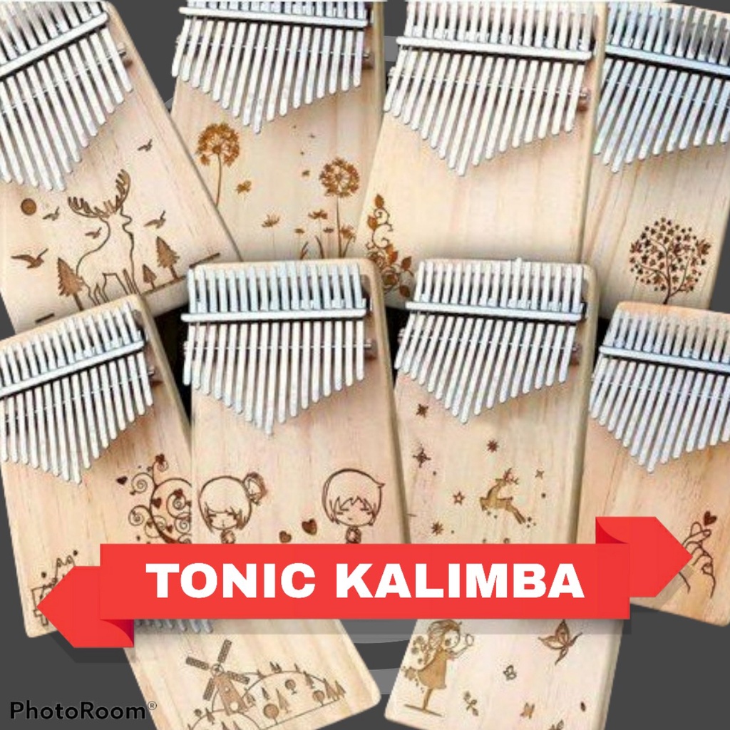 Đàn kalimba 17 phím giá rẻ cho bạn mới tập chơi newb000060