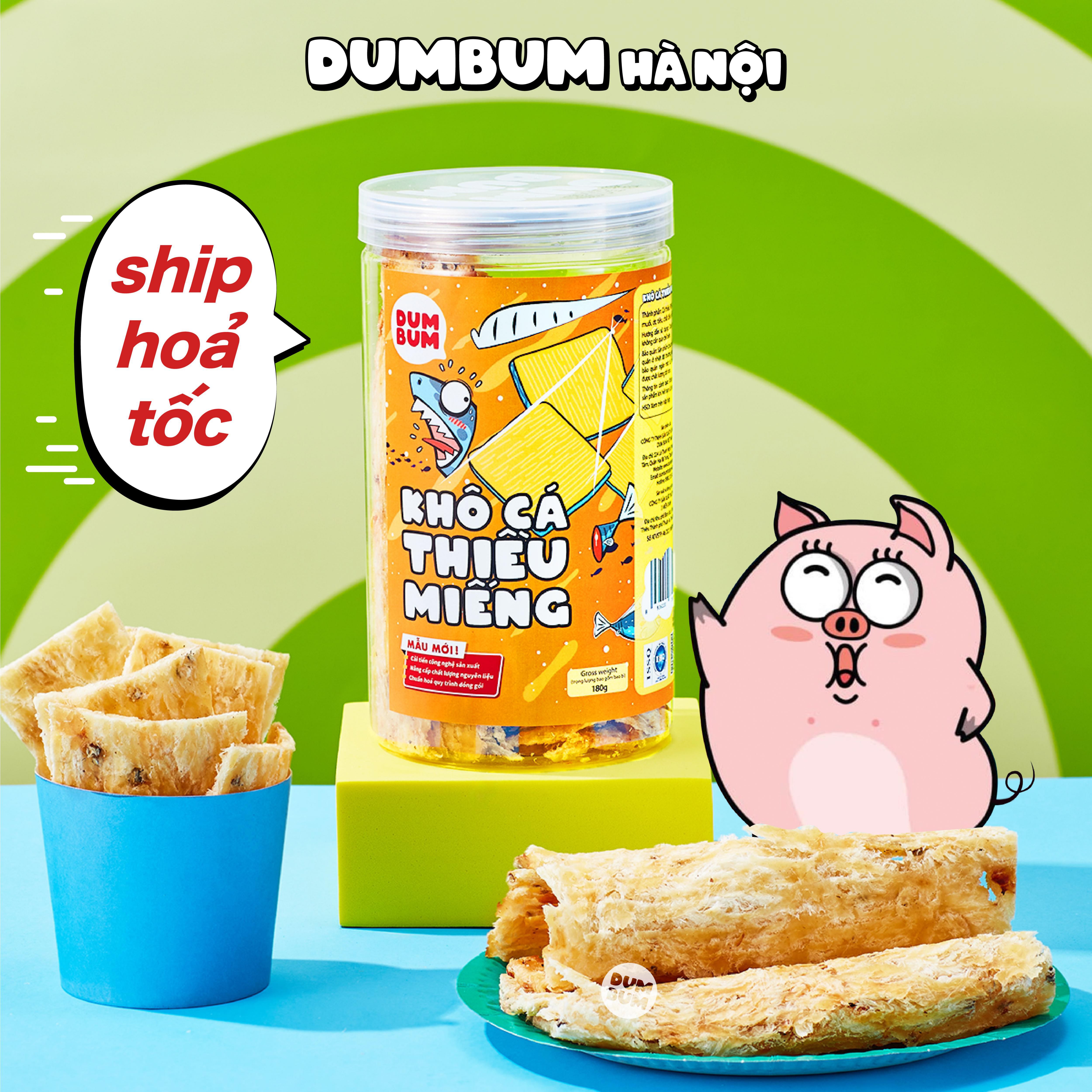Khô cá thiều miếng DumBum 180g đồ ăn vặt Hà Nội