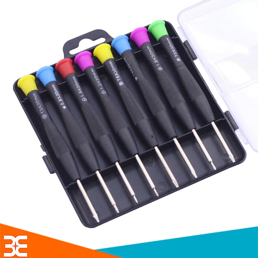 Bộ tô vít 7 màu sửa điện thoại 8 chi tiết