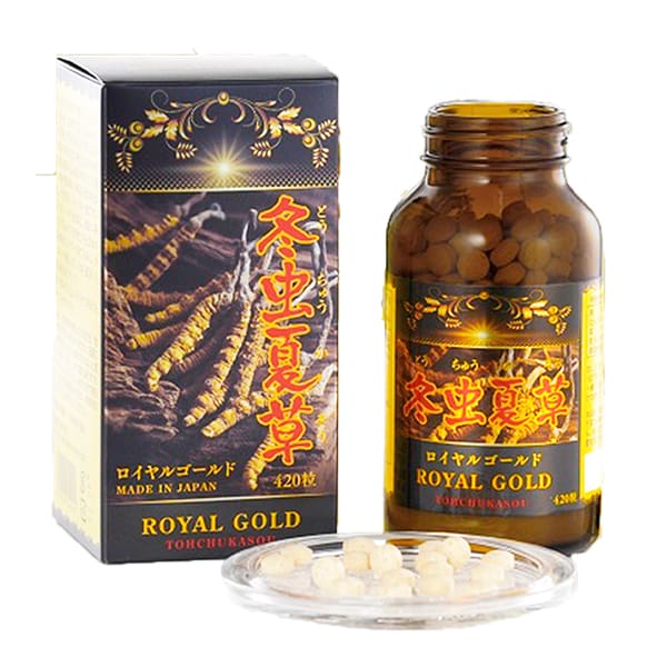 Viên uống Đông trùng hạ thảo nội địa Nhật Royal Gold 420 viên