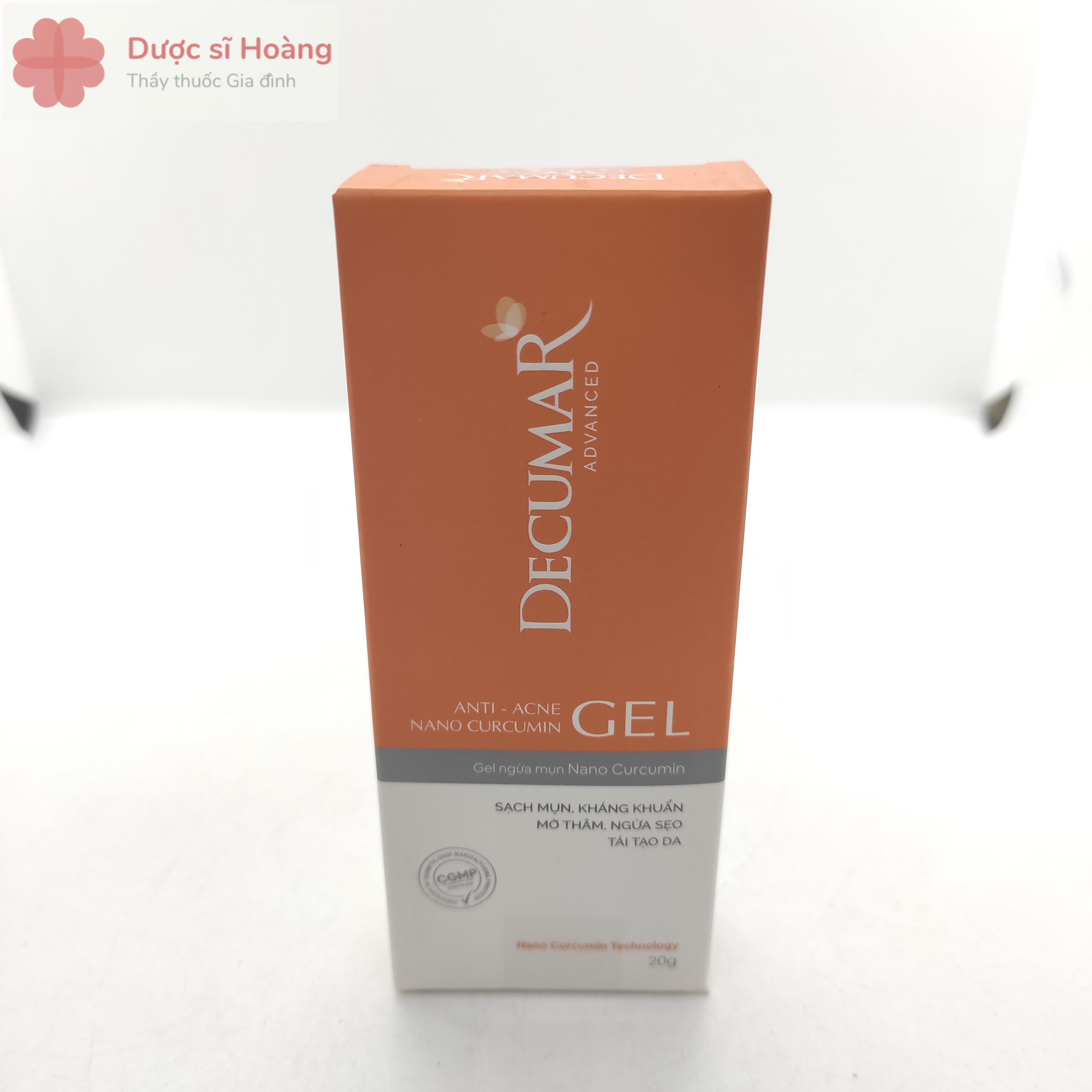 Gel Ngừa Mụn Nano Nghệ Decumar Advanced 20gr