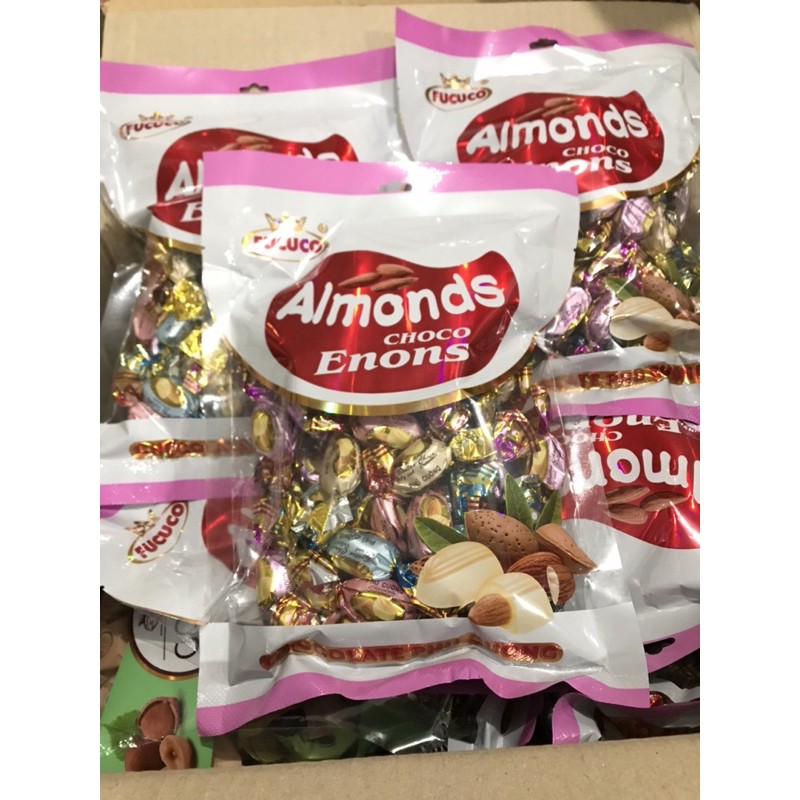 Kẹo Chocolate Almonds Hạnh Nhân Phú Cường 400g